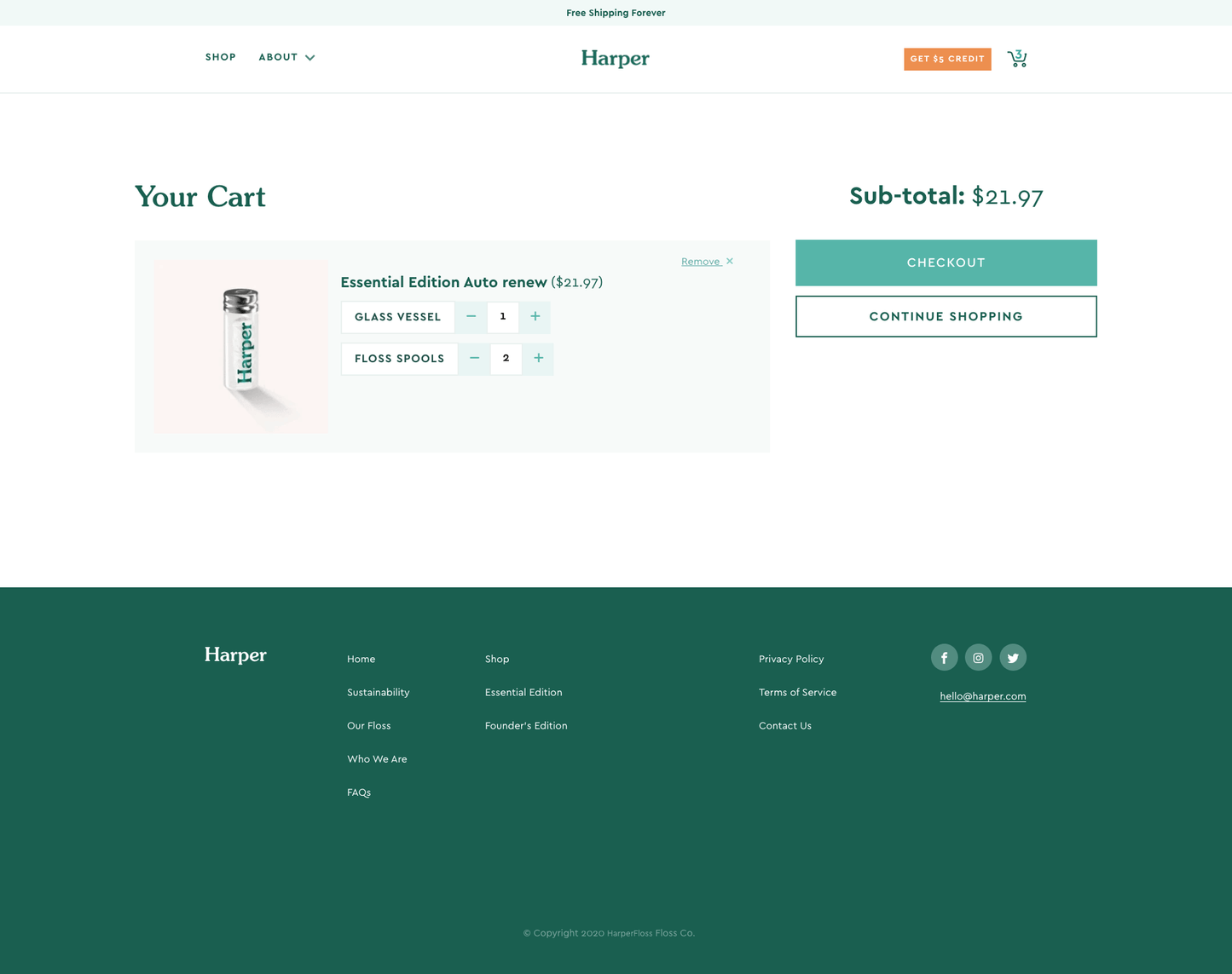 Cart Page