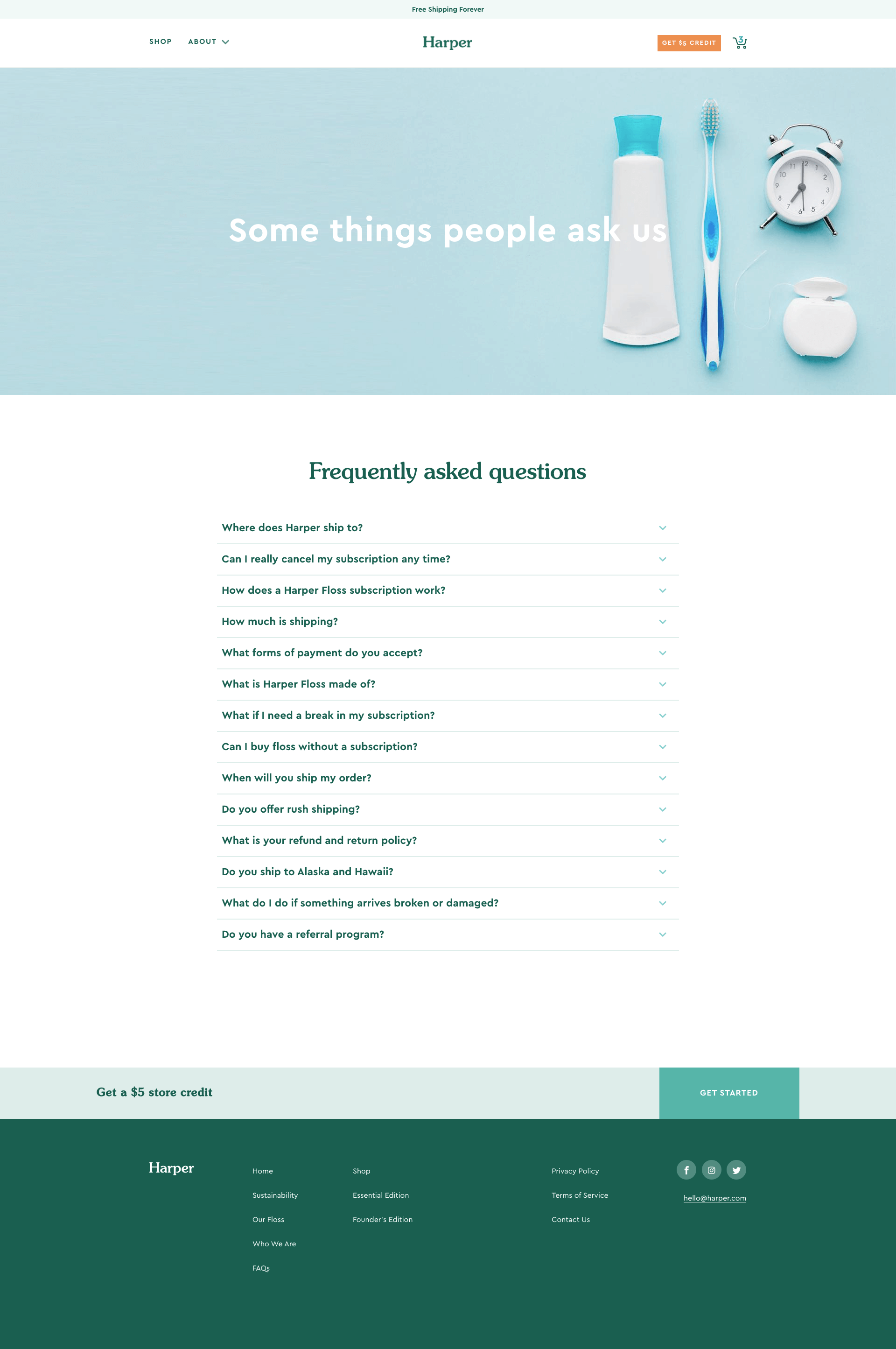 FAQ Page